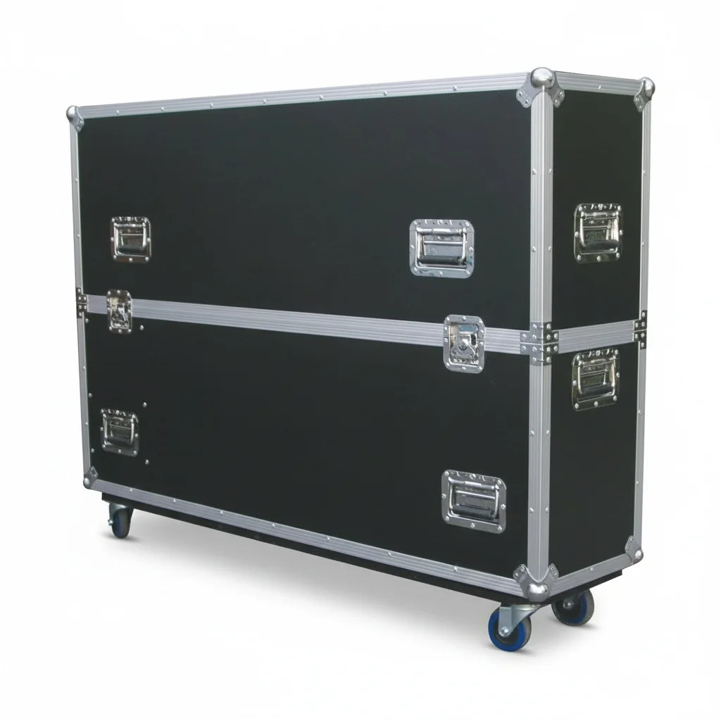 

Aluminum Flight Case for 50 Inch Plasma LCD TV, Heavy Duty TV Road Case with Steel Ball Corners, 50 Inch Monitor Transport Case