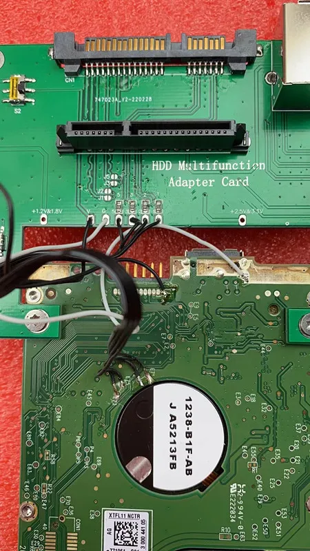 Адаптер USB-SATA SSD Ремонт напряжения Flying Line Jump Wire USB flash CF SD TF Bad Sector Восстановление данных для PC3000