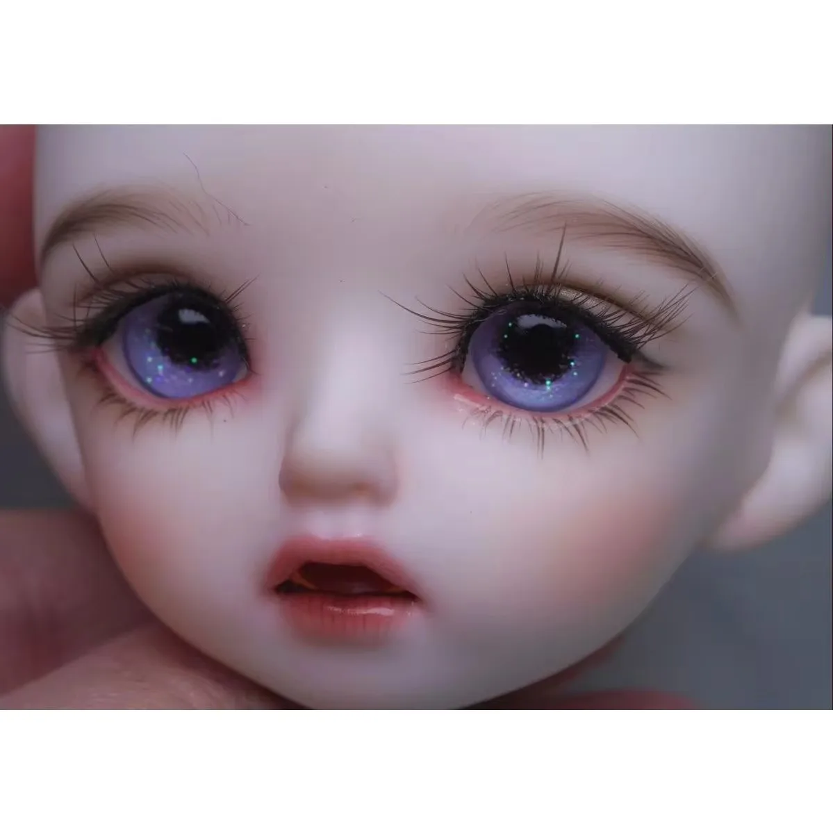 Purple Eyes Resin For 1/3 1/4 1/6 BJD Doll Plaster Eyes 12/14/16/18/20mm DIY Handmade Doll Accessories Eyeball