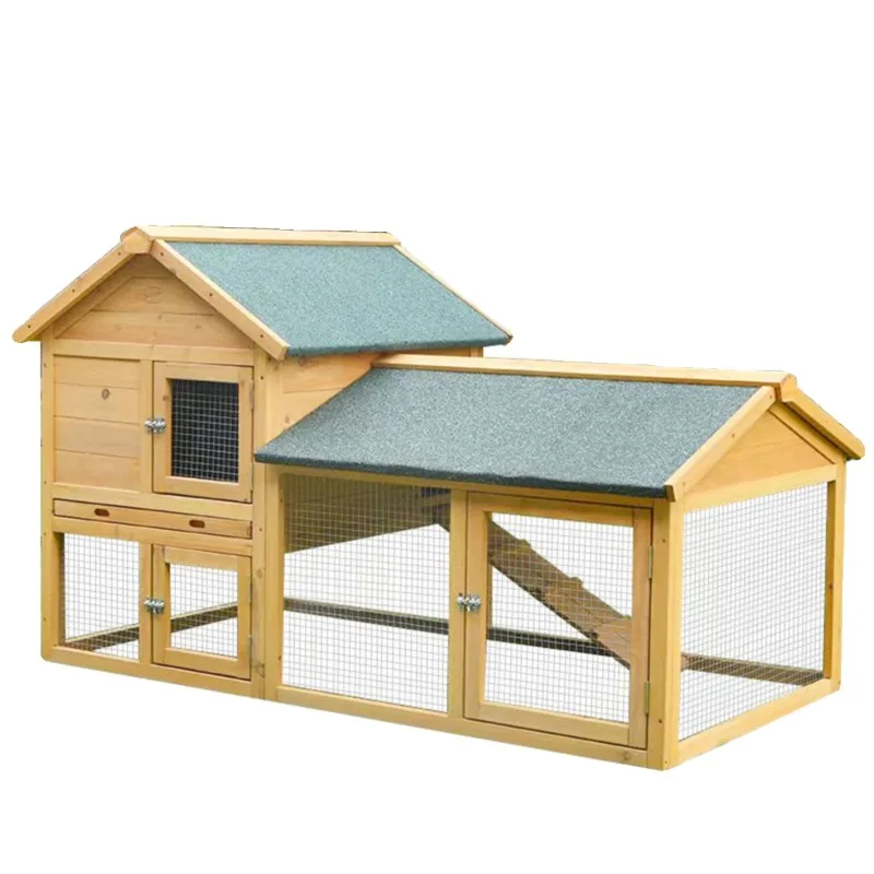 

Outdoor solid wood rabbit cage rabbit nest house villa balcony courtyard pet chicken cat pigeon rainproof