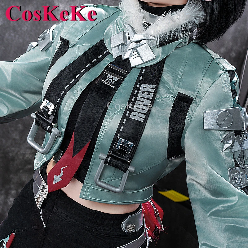 CosKeKe Jane Doe Cosplay Game Zenless Zone Zero Costume Fashion Sweet Uniforms Outfit Women Activity Party Role Play Clothing