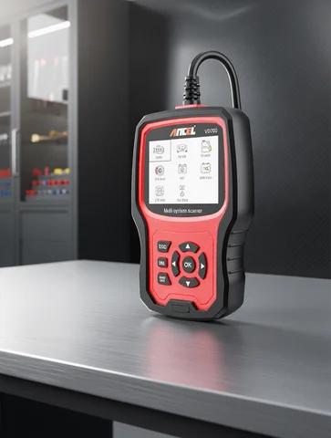 ANCEL VD700 Professional OBD2 Scanner for VW for Audi for Seat for Skoda Oil EPB SAS TPMS Reset Full System Code Reader