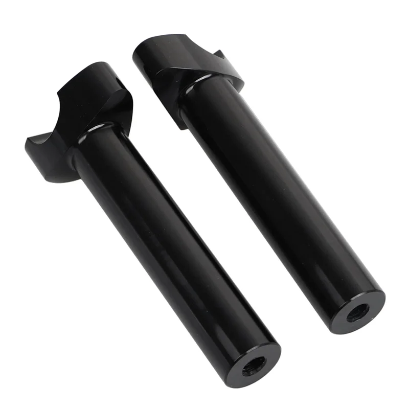 

NEW-CNC 6.5" Tall Handlebar Risers Handle Bar Risers Black 6.5Inch Tall Pullback Handle