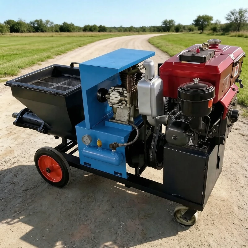 Directly Factory Sale Mortar Spraying Machine Pneumatic Mortar Spray Machine For Cement Plaster