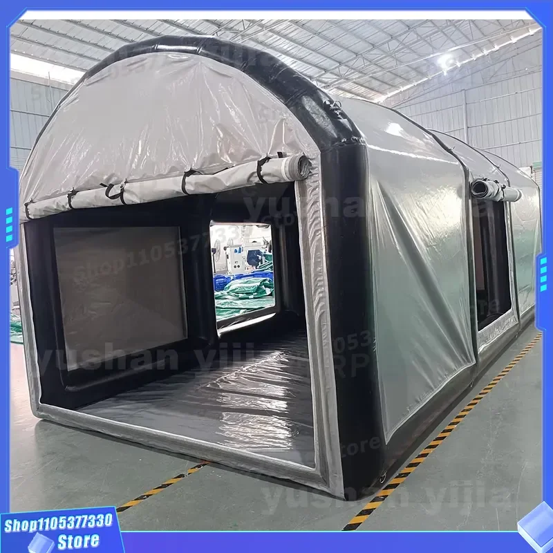 Portable Inflatable Car Awning Sunshade Windproof Rainproof Folding Outdoor Camping Vehicle Cover Umbrella Protection Shield