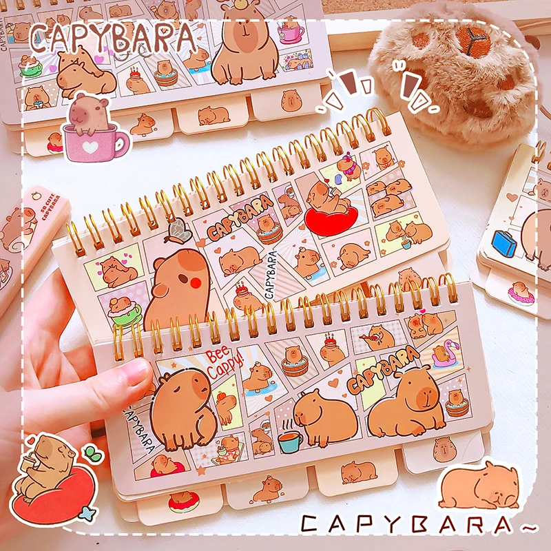 

back to school kawaii Aesthetic stationery journal offices accessories Agenda planner Diary capybara Notepad school notebooks