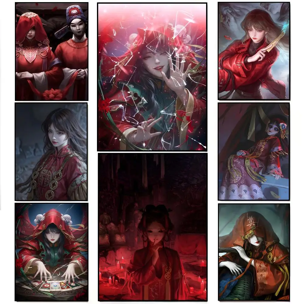 Supernatural and Suspense Puzzle Game P-Paper B-Bride Poster Poster HD  Waterproof Wall Sticker Bar Living Room Decor Gift