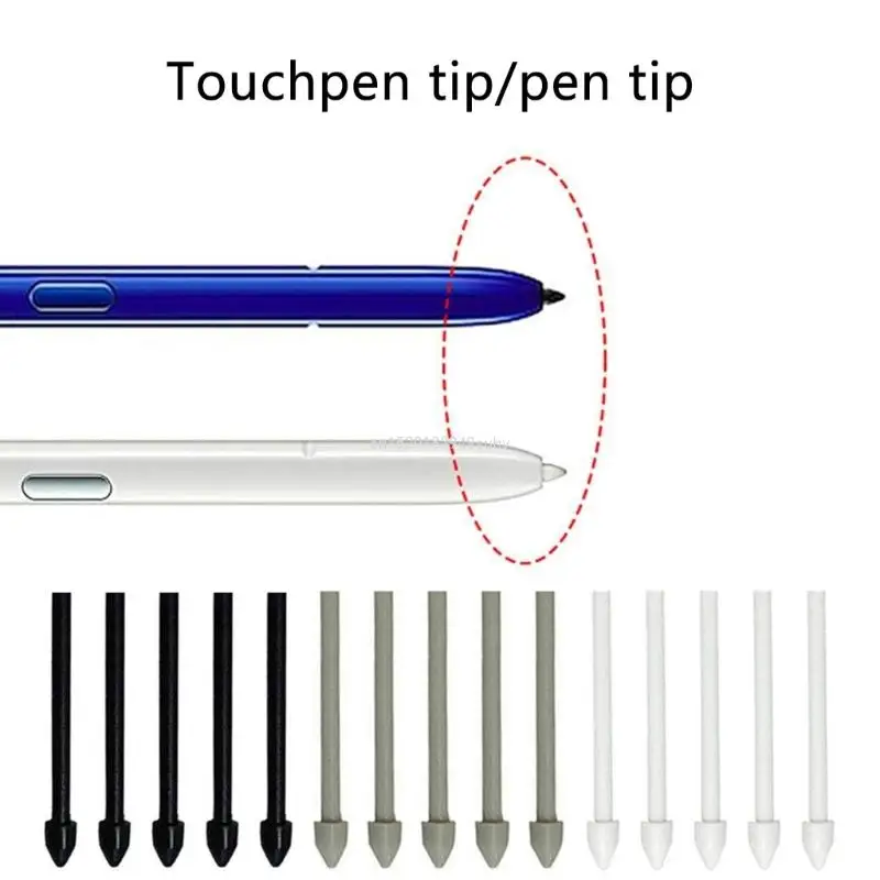 Pontas caneta toque precisas para Tab S 6/7/7+/8/9 S23 Ponta anti-riscos fácil instalação