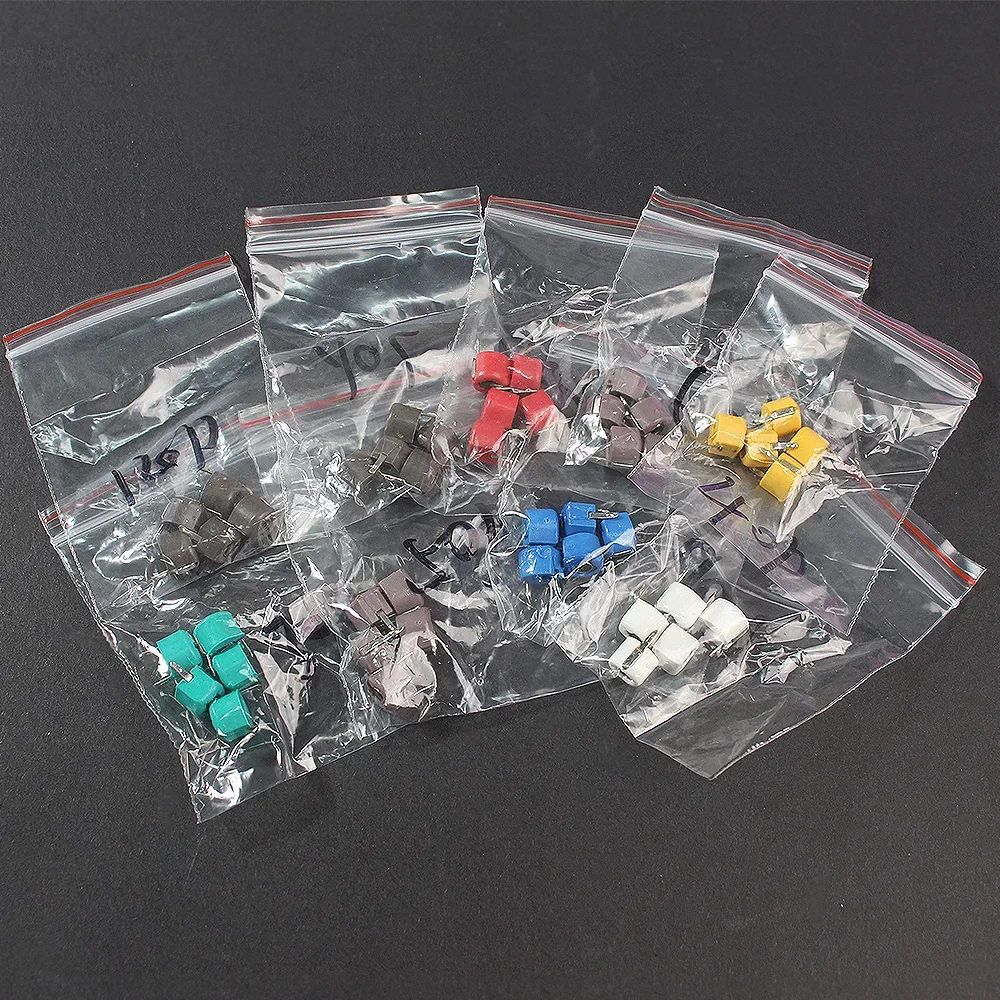 45PCS JML06 Trimmer Capacitor Assorted Kit 5PF~120PF, Variable Capacitors Set Pack 5PF 10PF 20PF 30PF 40PF 50PF 60PF 70PF 120PF