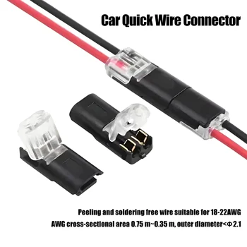 10/20/30/50/100 Pcs D2 Waterproof Plug Wire Connector 2 Pin Way Cable Plug Car Electric Wi