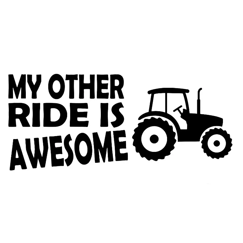 

12*5 см фермерский трактор Стайлинг дизайн окна бампер украшения мотоцикла виниловые наклейки для автомобиля