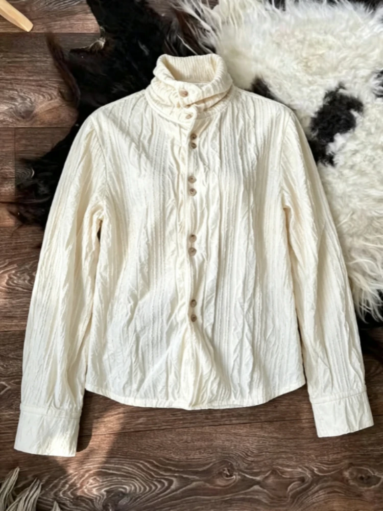 Women'S Y2K Fashion Aesthetic - Y2K Harajuku Elegant Stand Collar Long