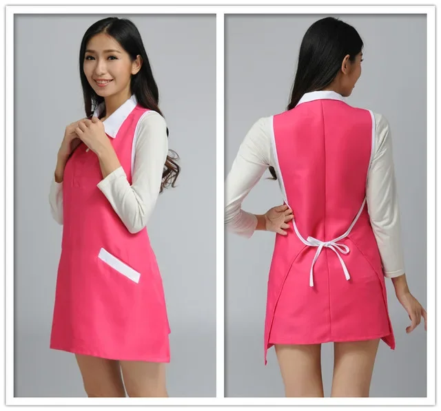 Female Beauty Vest Beauty Salon Beautician Work Clothes Apron Korean Version Fashion Nail Waitress Sleeveless