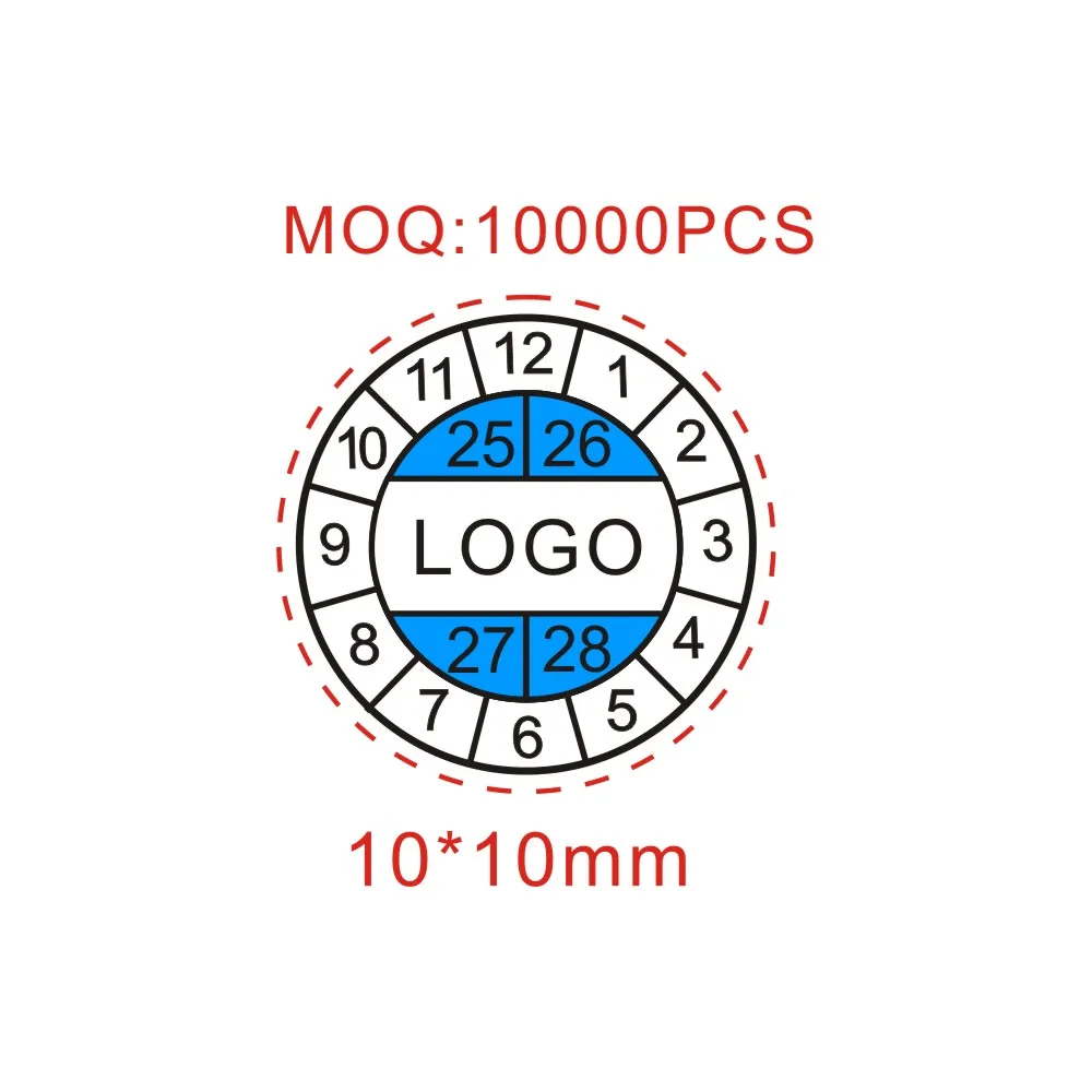 

Custom Fragile paper labels,, warranty sticker ,void label printing 10*10MM