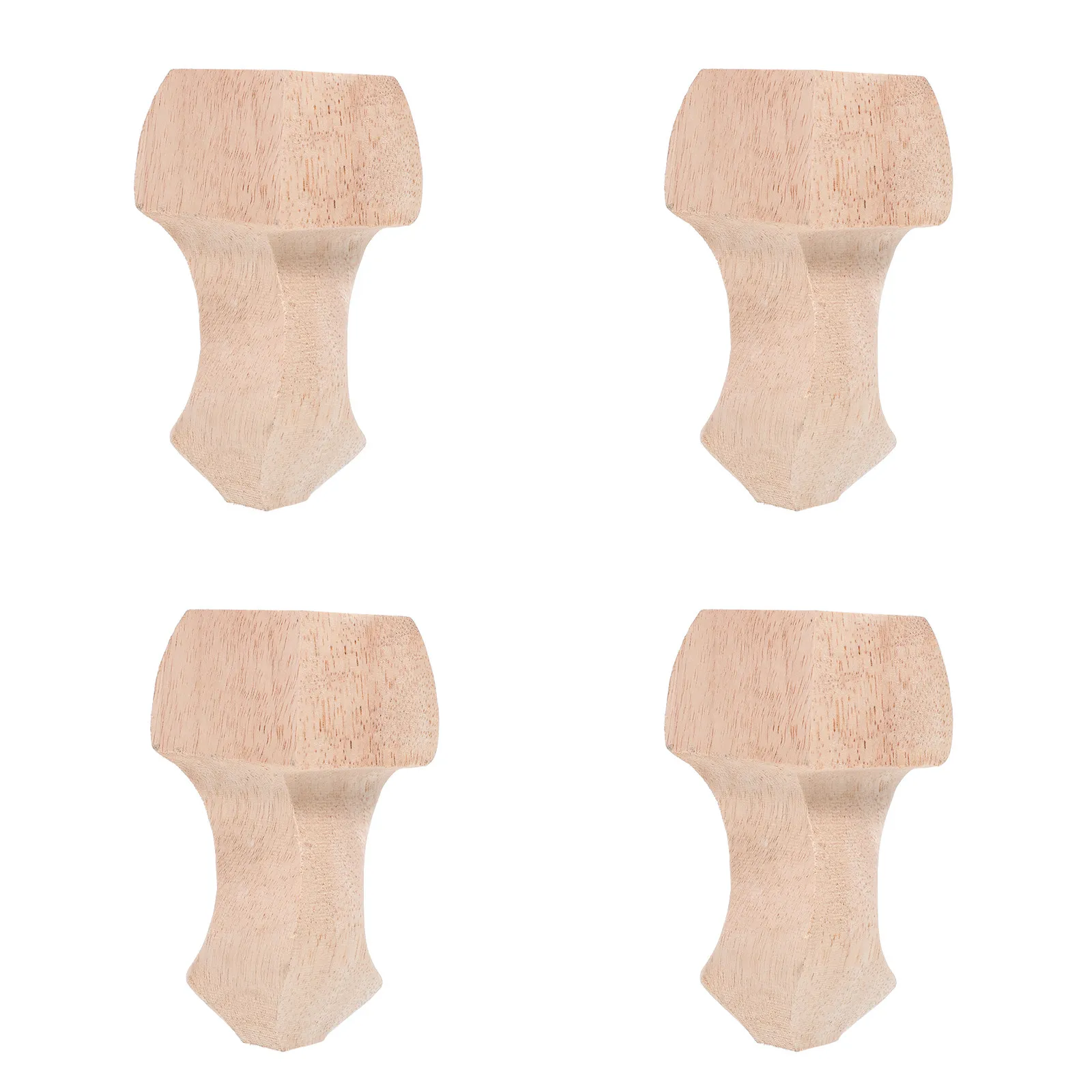 4Pcs Solid Wood Chair Legs for Furniture Height Raising Easy Install Sofa Table Accessories Furniture Leg Wood Chair Legs