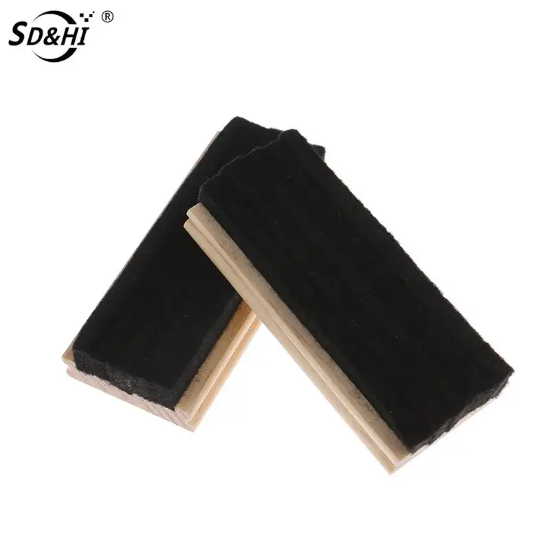 1pc Large Board Eraser Board Cleaner Blackboard Wool Felt Eraser Wooden Chalkboard Duster Classroom Cleaner Kit 12.5*5.7*3cm