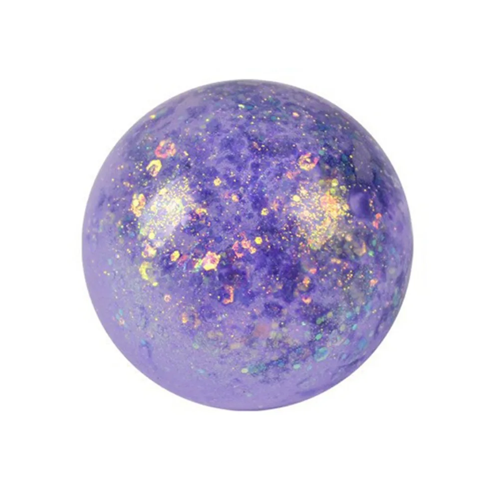 Colorful Aurora Stress Reliever Toy Cute Slow Rebound Sparkly Glitter Stress Relief Toys Soft Squeeze Fidget Toys Stress Relief