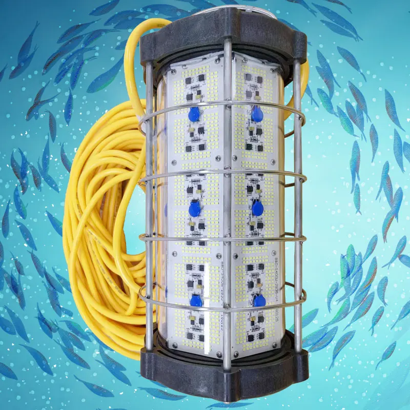 2000W Green 220v IP68 Fishing Lures LED Flood Light Lamp Submersible Squid Fishing Lights