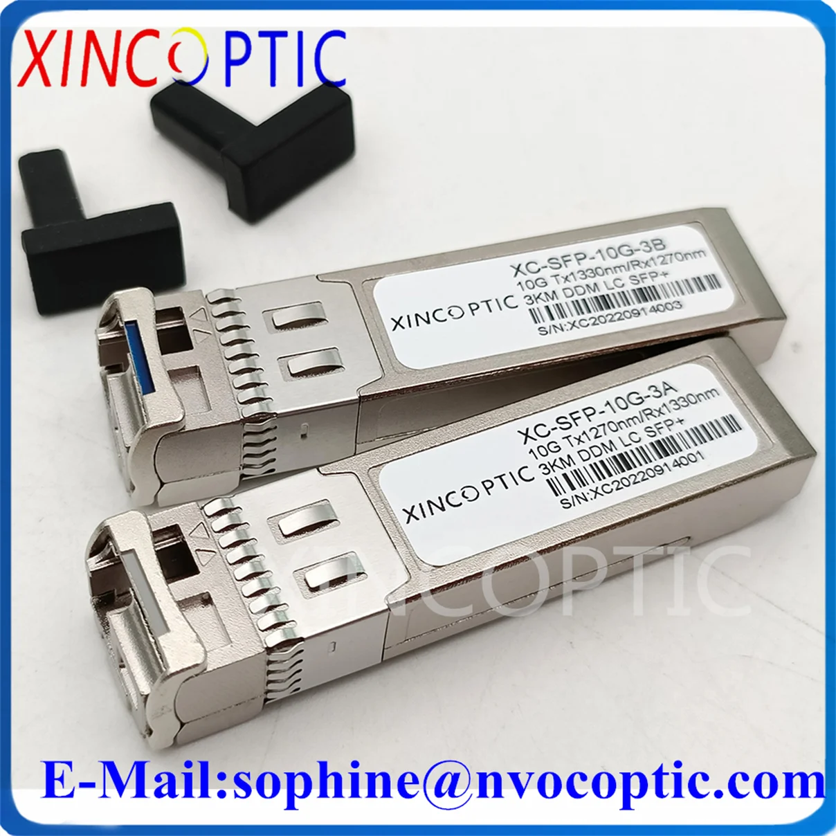 

SFP-10G-BXU/SFP-10G-BXD Single Fiber 10Gbps 3KM WDM Transceiver Module,10G 1270nm/1330nm DOM BiDi SFP+ LC Connector