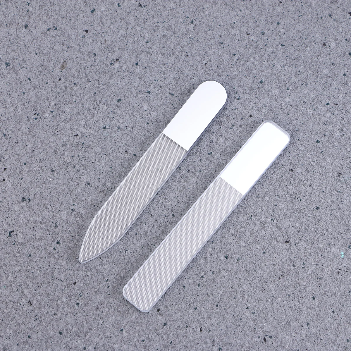 2 قطعة ملفات الزجاج الكريستال السلس إنهاء لا الرمال إسقاط المحمولة حقيبة للتخزين مسمار أداة فنية لصالون المنزل استخدام ملفات الأظافر أداة