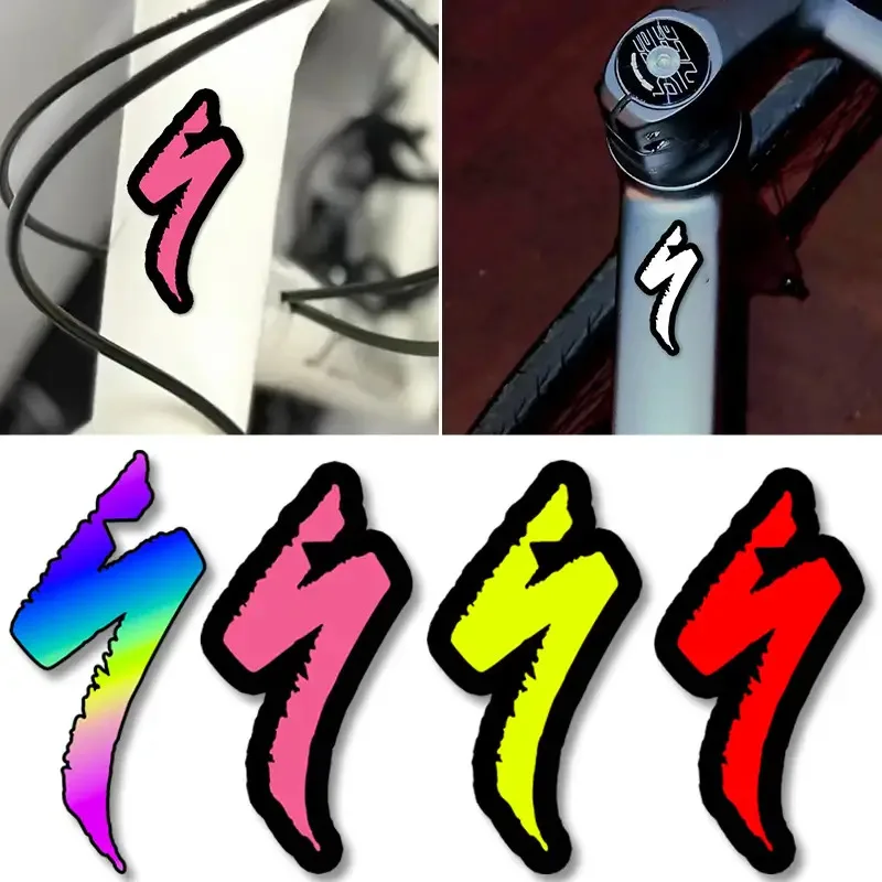 

1 шт. персонализированная наклейка с изображением молнии, водонепроницаемая виниловая наклейка для велосипеда, защита от царапин, декор для любителей активного отдыха