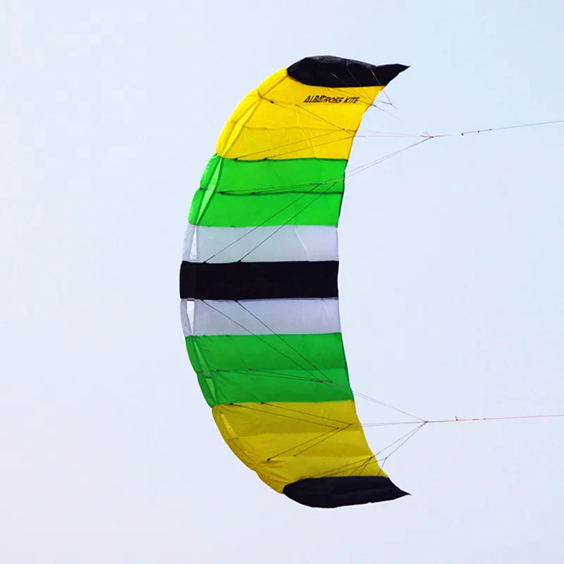 듀얼 라인 스턴트 플라잉 파워 카이트 레인보우 성인용 카이트서핑 인플레이터블 장난감 카이트 릴 윈드서핑 장난감 스포츠 피파 보아도라 	 재미있음