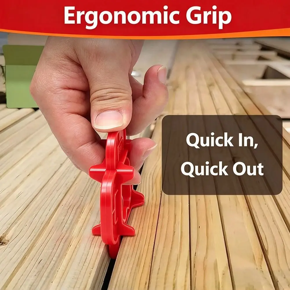 24pcs Durable ABS Deck Spacer Ergonomic Rounded Corners Deck Board Spacer Deck Board Spacing Tool Composite Decking