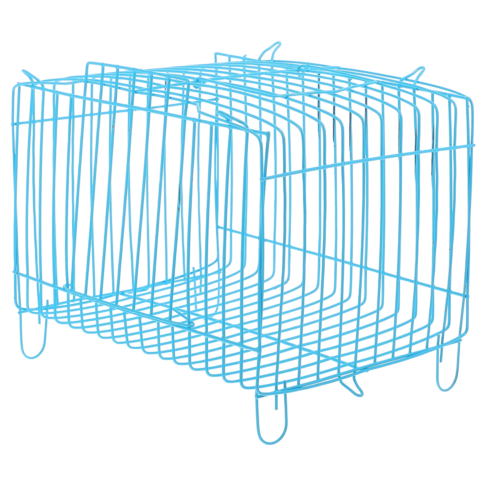 

Handcage Bird Cages Small Blue Portable Travel Cage for Parakeet Parrot Outdoor Carrier Wire Breathing Space Sky-blue