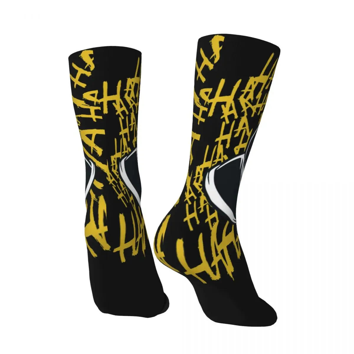 Funny Happy Men's compression Socks Allien Sensei Retro Harajuku Assassination Classroom Hip Hop Novelty Pattern Crew Crazy Sock