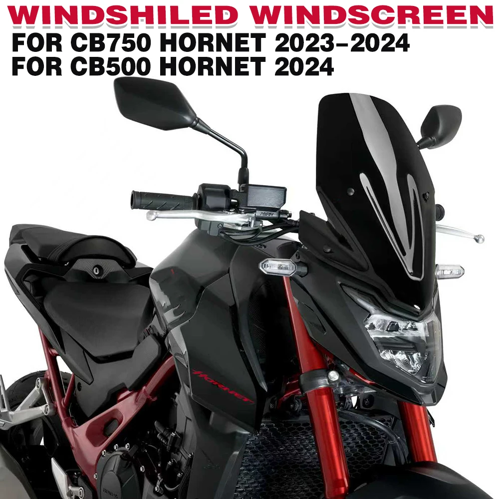 CB750 Touring Windshield Windscreen Cowls Wind Screen Deflectors Viser Visor Transparent For Honda CB 750 Hornet 2023-2024