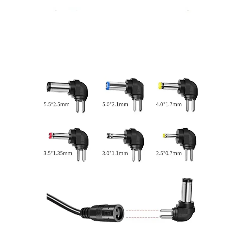 30W Multi Functional Charger With 6 Bends, European Adjustable Power Adapter, Monitoring Multi Functional Power Charger image 5