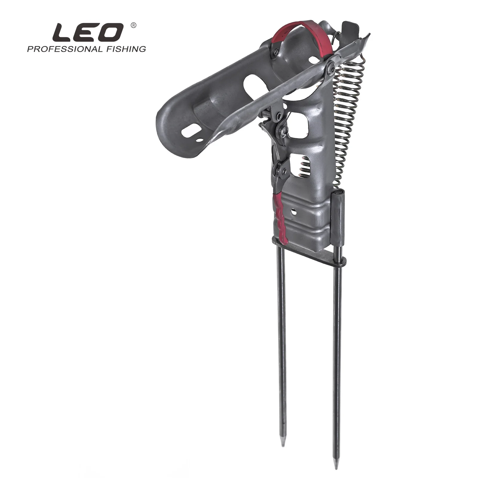 Soporte de caña automático metal doble resorte – Pesca sin esfuerzo - imagen 3