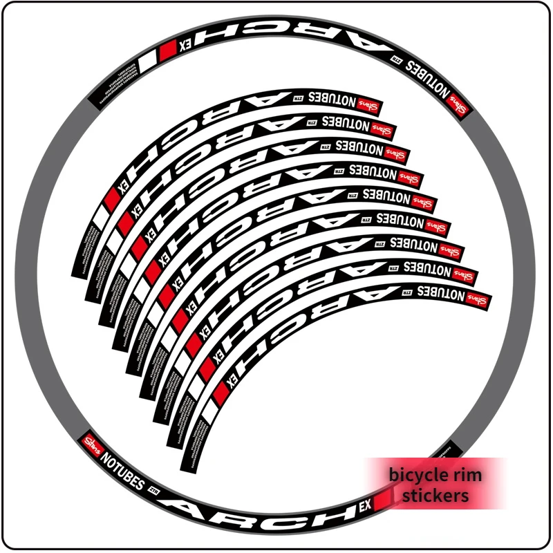 Bike Rim Sticker width 20mm Road Wheel Sets Decal 24\