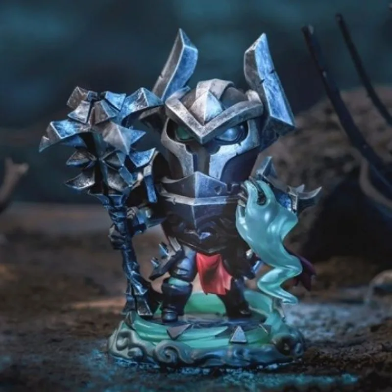 Original Goods in Stock LOL The Iron Revenant Mordekaiser Game Character Model Movable Doll Art Collection Birthday Gift