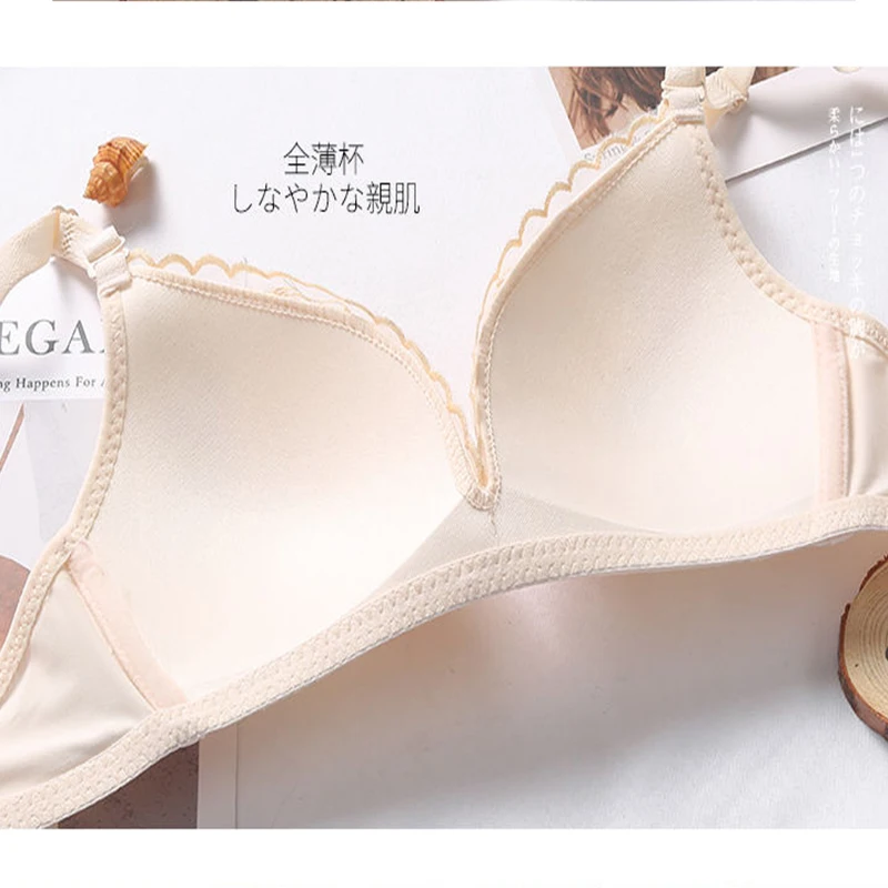 Sexy Bra for Girls Underwear Tops Crop Teens Lace Push Up Bras Cartoon Sport Training Bra Women Clothing Lingerie Ropa De Mujer