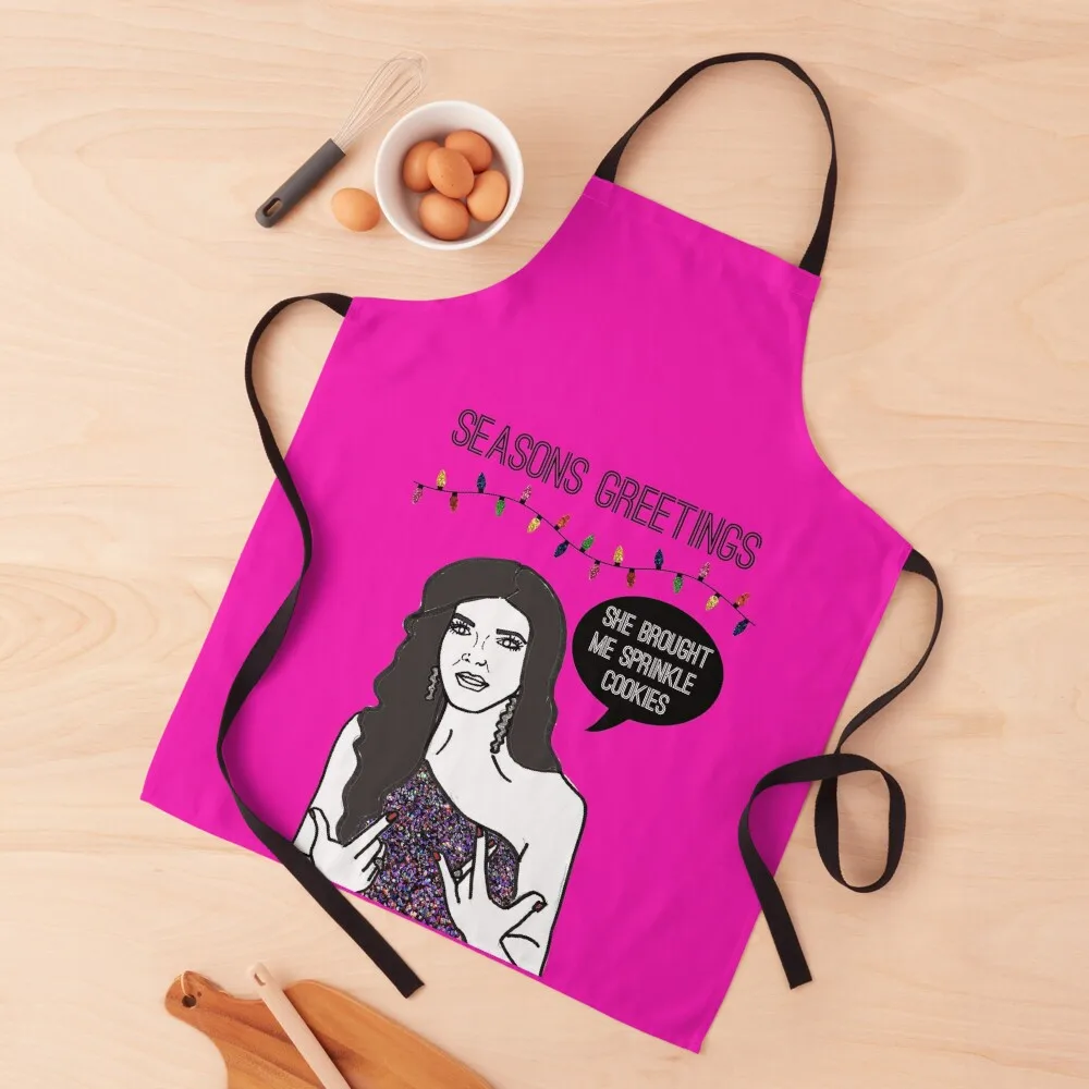 

Sprinkle Cookies Apron Chef Accessory Chef Uniform Woman Kitchen Things For Home Korean Apron