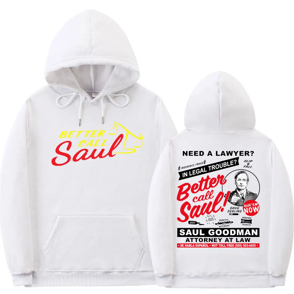 TV Show Fan Breaking Bad Graphic Hoodie Men Loose Pullover Better Call Saul Logo Hoodies Male Women Trending Cool Casual Clothes