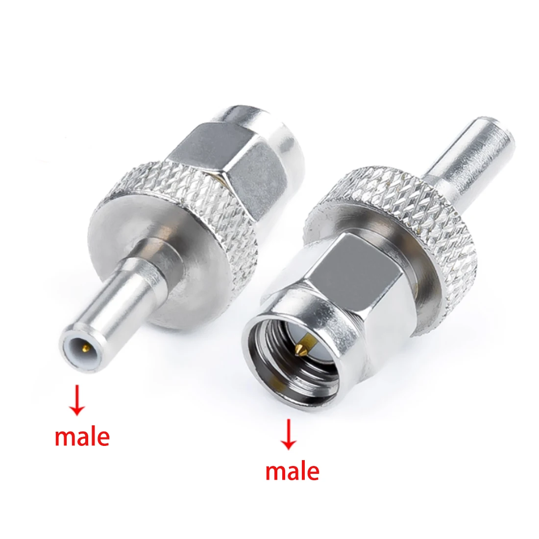 1pc SMA Male Female to Fakra Plug Jack RF Coax Adapter Test Convertor Connector Straight Copper NEW