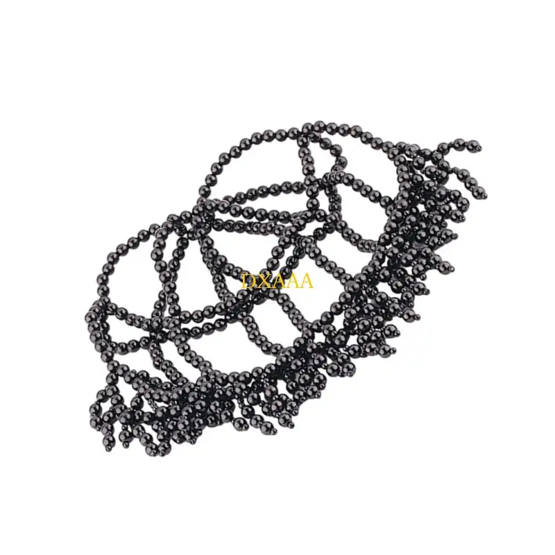 DXAA Handmade Pearls Hat Bridal Lolitas Hoofdkleding Huwelijksceremonie Haaraccessoire