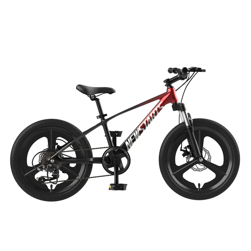 

Children's Bicycle 20 Inch New Magnesium Alloy Boys and Girls Shock Absorbing Front Fork Mechanical Disc Brake Speed Change