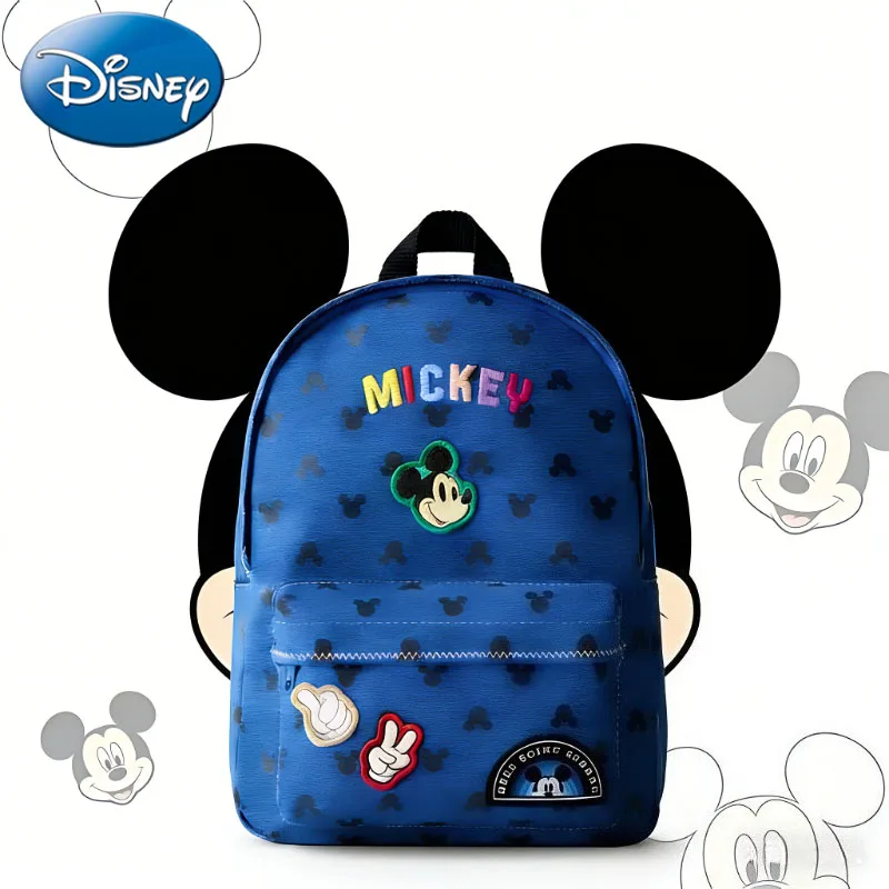 

Детский рюкзак Disney 2026 с изображением Микки, модный и универсальный, вместительный и легкий школьный рюкзак