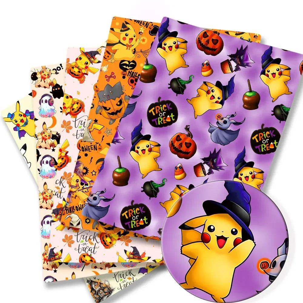 Pokemon Cartoon Fabric 140*50Cm Handgemaakte Naaien Patchwork Quilting Baby Jurk Home Sheet Bedrukte Stof Naaien Kids