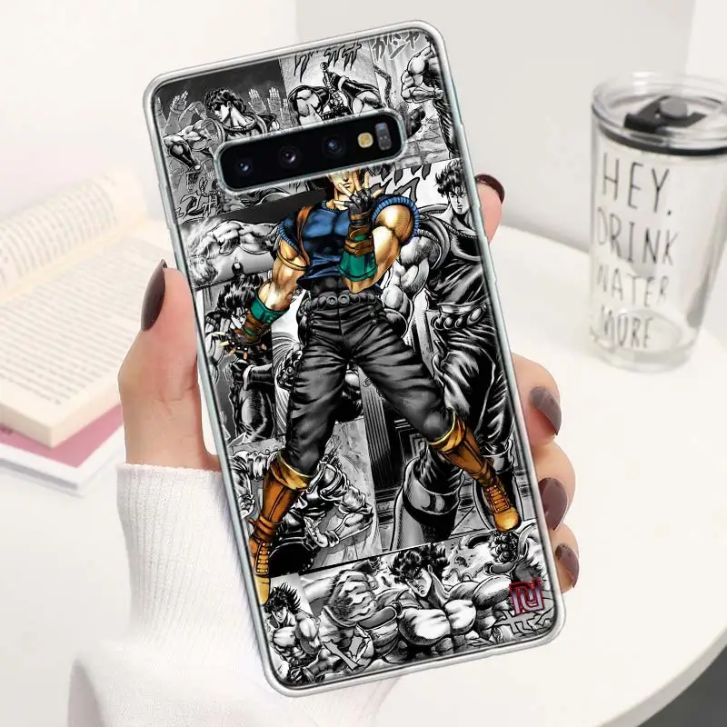 Anime JOJO Adventure Phone Case For Samsung Galaxy S24 S23 S22 S21 Ultra S10 Plus S20 FE S10E S9 S8 + Soft Cover Coque Funda