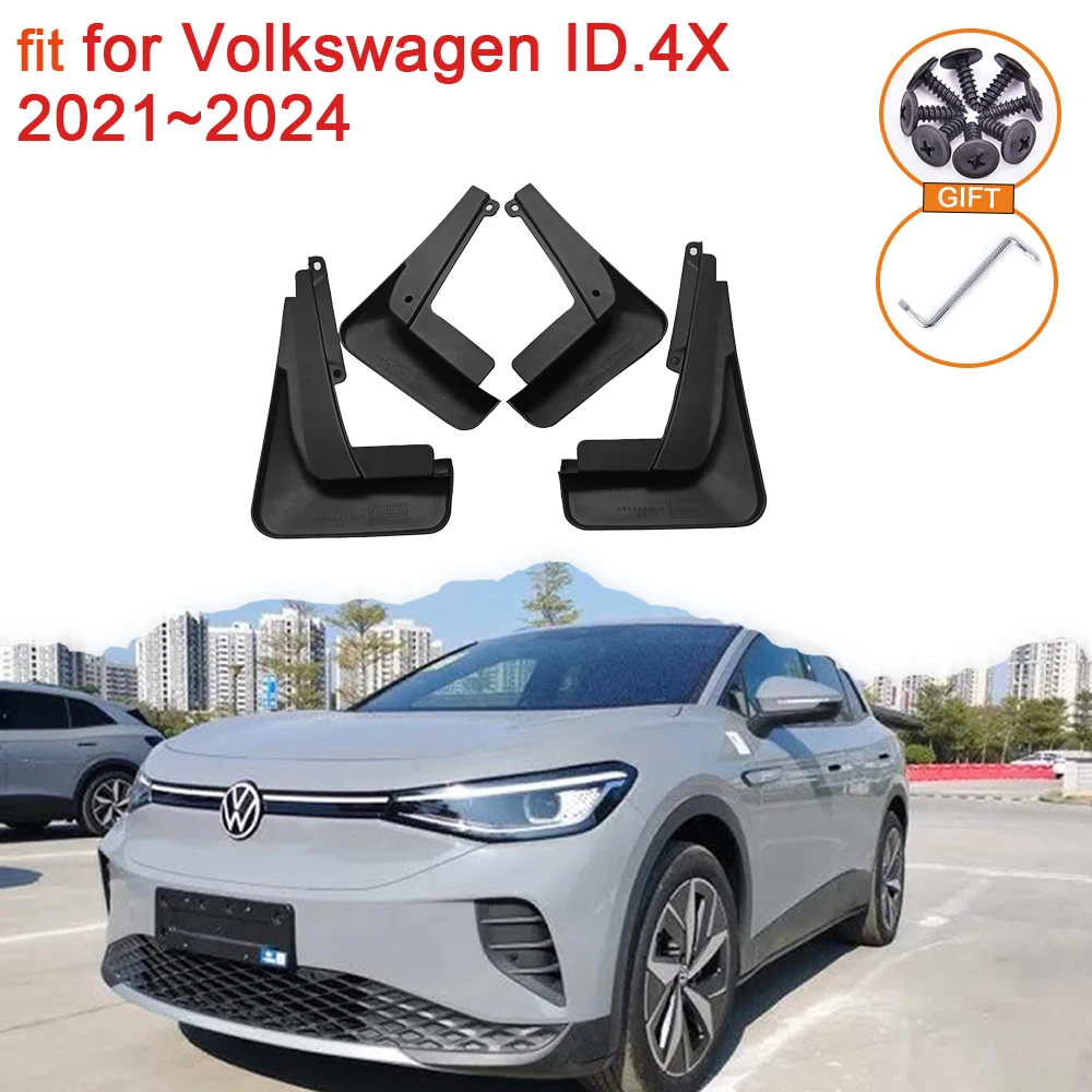 

Брызговики для Volkswagen ID.4X, ID4X, ID, 4X, 2021 ~ 2024, 2023