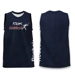 Badminton Print Summer Men's Quick-Drying Running Vest Men's Luxury Brand Short-Sleeved Men Basketball Football Sleeveless Vest