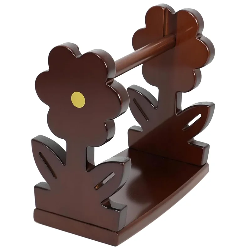 

Yarn Management Tool-Wooden Yarn Holder, Flower-Shaped Yarn Storage Organizer For Crochet Knitting Accessories