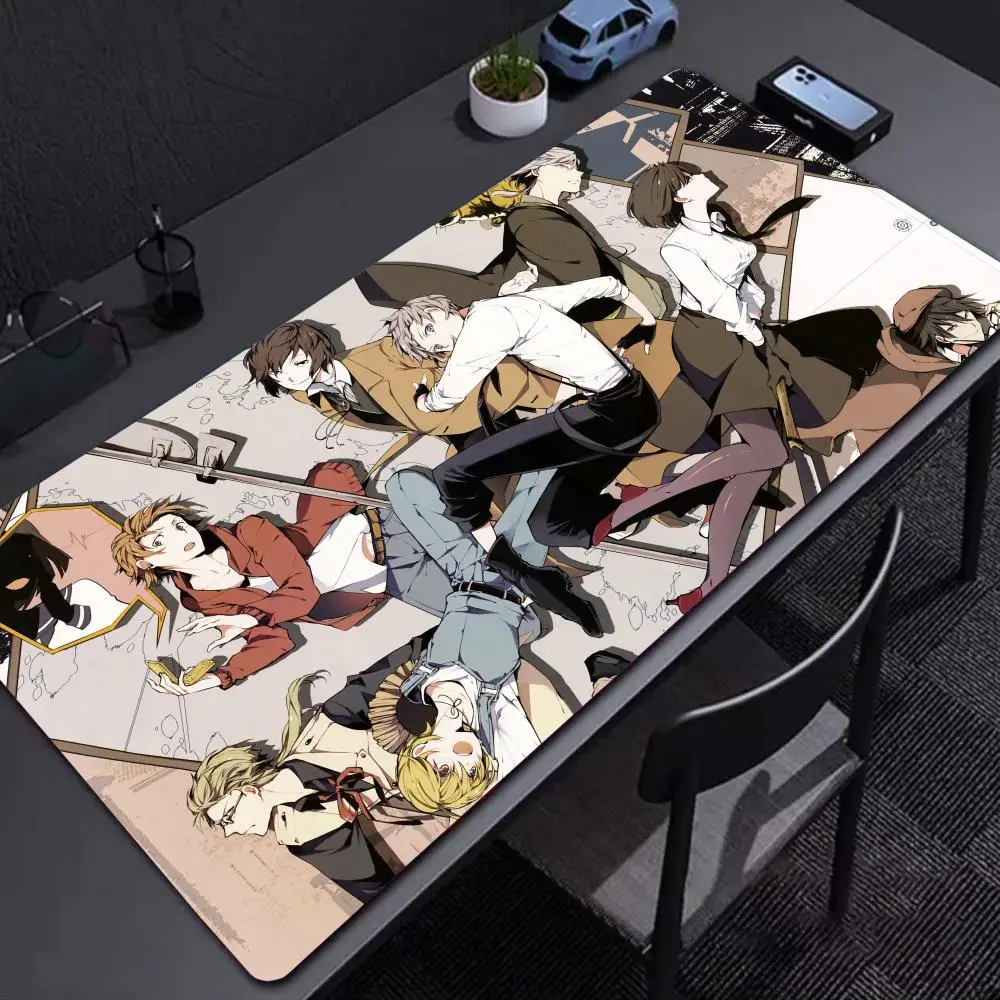 

Bungo Stray Dogs Mouse Pad Non-Slip Rubber Gifts for girls New products Anime Anime figures Edge locking Desk Mousemat