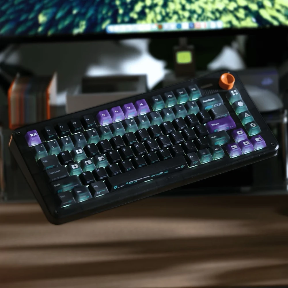 

Колпачок для клавиатуры Moon Back Civilization PBT + ПК, персонализированная крышка для клавиатуры, игровой колпачок с вишневым профилем для механической клавиатуры, подарки