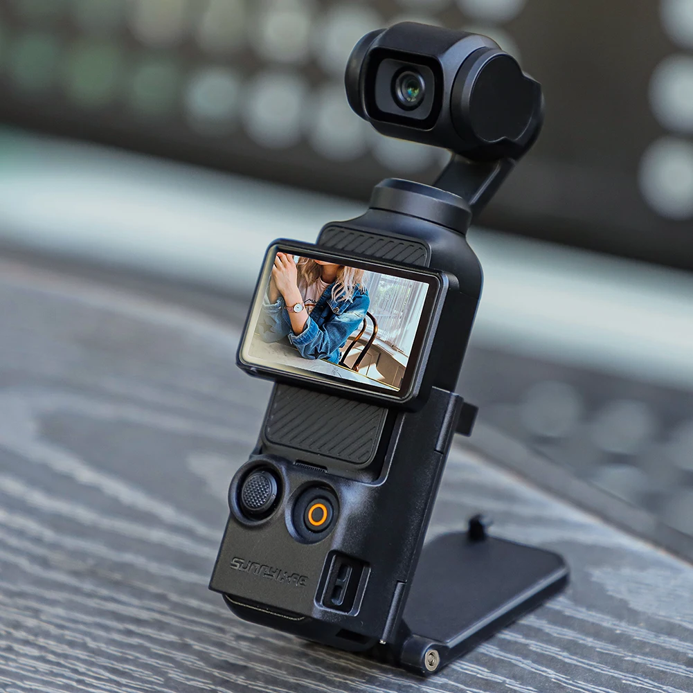 Multifunctional Desktop Base Sports Camera Accessories Expansion Adapter Mount Non-Slip Desktop Stable Bracket for Osmo Pocket 3