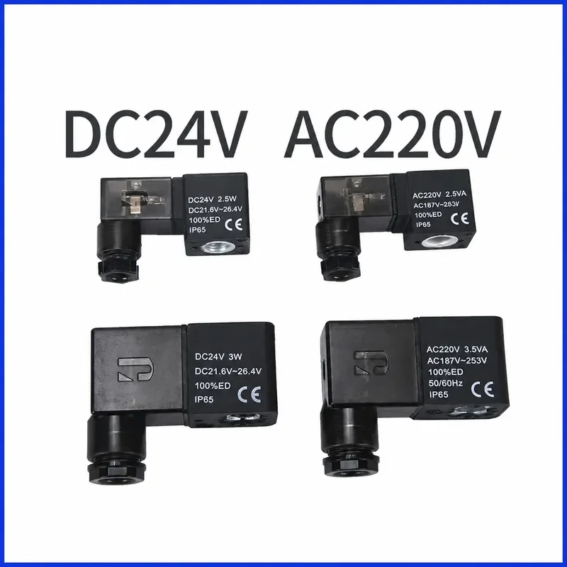 JELPC Jialing DC24V Solenoid Valve AC220V Coil AC110V Pneumatic DC12V 36V 4V210-08